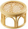 Rattan-Geflecht, rund, Pflanzenständer, für den Innenbereich, gewebter Blumentopfboden, Balkon, Podest, Dekoration, Garten, Kreis, natürliches Rattan