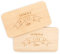 Geschenkfreude Frühstücksbrettchen Oma und Opa Set 22x12,5cm - Frühstücksbrettchen mit Gravur für Oma und Opa - Geschenke für Großeltern mit Gravur - Holz Brettchen - hab dich lieb