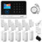 HUXGO® HXA003 Alarma casa con Sirena WiFi + gsm 4G LTE | Kit Alarma casa con 9X sensores PIR de Movimiento, 9X sensores de Puerta/Ventana | Tuya App.con Aviso a movil
