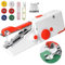 Mini Macchin Cucire Elettrica PortatileMacchina Cucire Da ViaggioMacchina Cucire Mano Per Tessuti SpessiMacchina Cucire a Mano Per AbitiPer Adulti, Cucito Di Vestiti, Fai Da Te, Viaggi In Famiglia