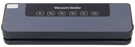 Machine de Scellage Sous Vide pour Aliments, Machine Sous Vide avec Puissance D'aspiration de 80 Kpa avec 5 Grands et 5 Petits Sacs, Mode Sec et Humide, Machine de Scellage des