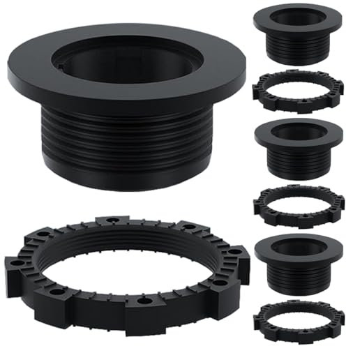 MKBKLLJY Lot de 4 boîtiers d'interrupteurs à bascule ronds noirs de 20 mm - Panneau de montage étanche à la poussière - Capuchon en plastique pour interrupteur à bascule - Pour voiture, camping-car,