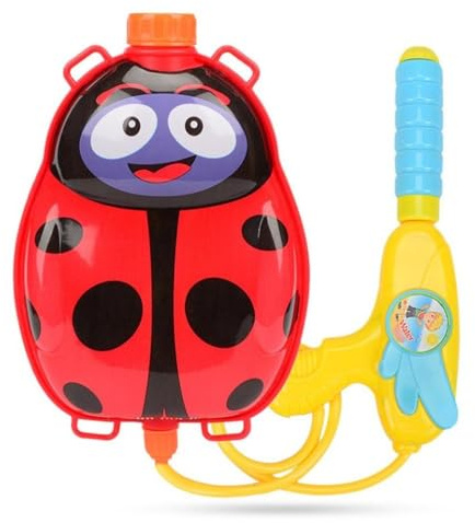 Martom WASSERPISTOLE MIT Rucksack BEE BEE BEE BEE Rucksack, Kinder Spielzeug Spritz Pistole Rucksack Rücken Tank Wasser Spritze Soaker Spielzeug-Gewehr Pump Gun Geschenk Idee Geburtstag
