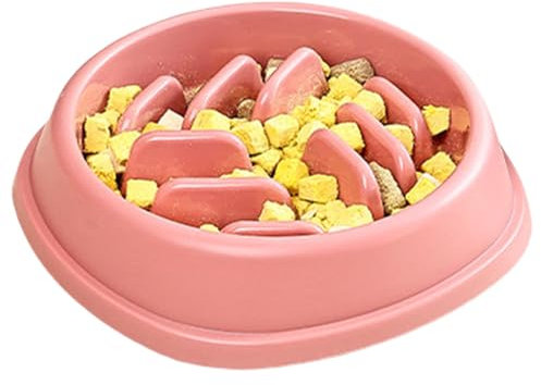 Cuencos de alimentación lenta para perros | Platos de laberinto de alimentación lenta para mascotas | Cuenco antideslizante para comida para perros, laberinto interactivo antiasfixia, platos para