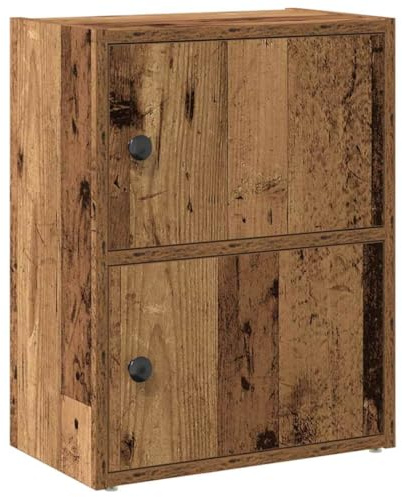 vidaXL Bookcase Old Wood 40x24x52 cm Engineered Wood