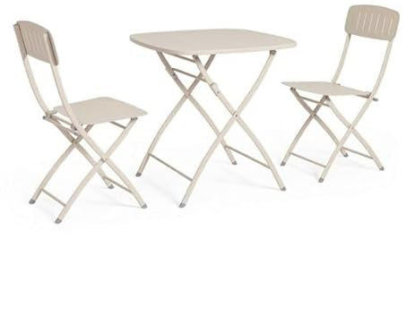 Bizzotto Bistro-Set Modell Yvonne, Champagner