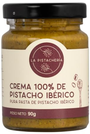 Crema 100% de Pistacho Ibérico, Pasta Pura de Pistacho (90 gr)