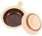 HOLIDYOYO Cacerola de Cerámica Pequeña con Asa y Tapa Olla para Sopa y Arroz Utensilio de Cocina Práctico para Persona Resistente y