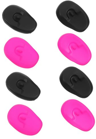 PACKOVE 4 Paar Haarfärbe Ohrenkappen aus Silikon und Leicht zu Reinigen für Zuhause Beim Haare Färben und Waschen