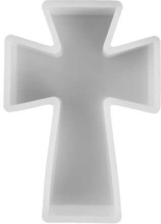 Zerodeko Silikonform Kreuz 4D Diy GießForm FüR Epoxidharz Kerzenhalter Aromatherapie Seifen Basteln Wiederverwendbar Einfach Zu Reinigen