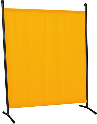 Angerer Freizeitmöbel GmbH Stellwand - Raumteiler & Raumtrenner Sichtschutz - Outdoor Paravent für Windschutz & Schatten auf Balkon (178 x 178 cm, gelb)