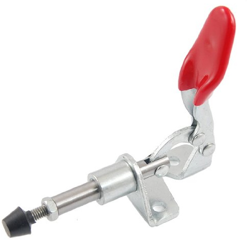 Sourcingmap 45Kg Holding Capacity Plastic Cover Handle Vertical Toggle Clamp