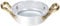 Pentole Agnelli ALMA11010 Sartén pequeña con 2 Asas de latón, Aluminio Profesional 3 mm, 10 cm