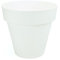 Plastiken TES - Maceta Redonda, diámetro de 26 cm, Color Blanco