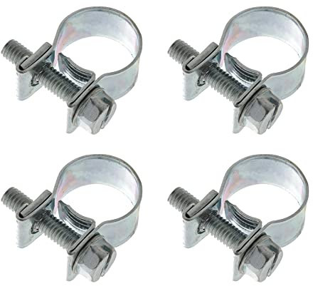 Abrazadera de la manguera 8 mm 10 mm 12 mm 14 mm 16 mm combustible línea tubo Clip primavera soporte Scooter Ciclomotor cortacésped