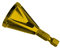 FEVERWORK Deburring External Chamfer Tool Drill Bit Remove Burr Golden Triangle/Hexagon - Hexagon