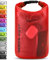 Nordlight Dry Bag 2L Wasserdichter Beutel - (Rot) Wasserdichter Packsack Mit Roll Top Verschluss Und Schultergurt | Schwimmen, Baden, Strand, Kanu, Stand Up Paddling, Tauchen
