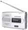 Radio de Bolsillo portátil con batería Am FM, con Antena retráctil y Altavoz Incorporado, Reproductor de radios de transistores compactos Am FM operado por 2 baterías AAA, Ideal para los Viejos