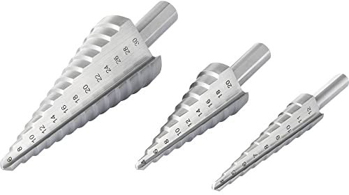 TOOLCRAFT TO-6802569 HSS Stufenbohrer-Set 3fach 4-20 mm, 4-12 mm, 6-30 mm 1 St.
