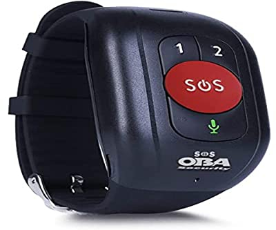 Pulsera SOS para Personas Mayores, Salvavidas, GPS, 4G, WiFi, Llamadas, caídas, posición GPS, pulsación, Temperatura, Impermeable, IP 67, aplicación Gratuita (Idioma español no garantizado)