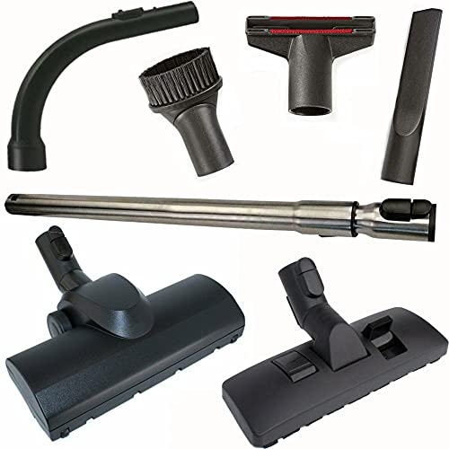 Maxorado Kit de pièces de rechange XXL pour aspirateur Miele Complete C3 Excellence Ecoline I Buse combinée I Buse turbo I Tube I Pinceau d'aspiration I Suceur plat I Brosse textile I Poignée