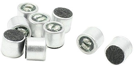 Ruilogod 10 PCS 6mm Diamètre 5mm Haut Électrice Condenseur à condensateur microphone microphone microphone