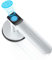 Foxgard Smart Fingerprint Door Lock with Handle - Biometric Room Lock for Bedroom/Office (Silver)