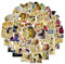 Bric Dodo 50 Stück Doge Aufkleber Wasserflaschen Laptop Telefon Gitarre Skateboard Computer Koffer Fahrrad Meme Vinyl Stickers Wasserdicht Ästhetisch Aufkleber für Jugendliche Kinder Erwachsene