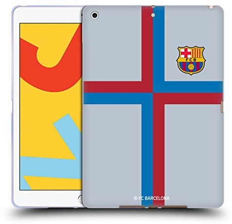 Head Case Designs Offizielle FC Barcelona Third 2022/23 Crest Kit Soft Gel Handyhülle Hülle kompatibel mit Apple iPad 10.2 2019/2020/2021