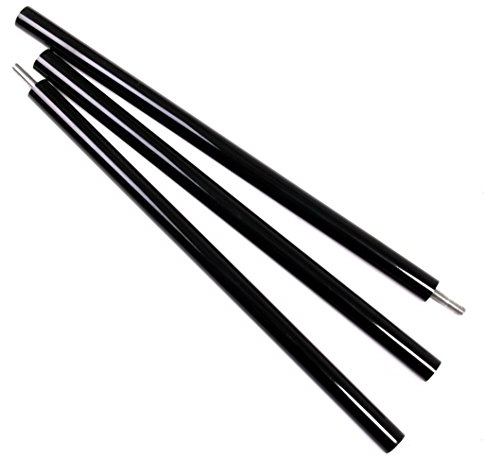 DEPICE Bâton Long en Carbone (Graphite), 182 cm, env. 970 g, en Trois Parties, vissable, revêtement en Carbone, Noyau en Bois, Vernis Piano