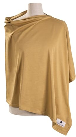 Julius Zöllner Stilltuch aus 100 Prozent Jersey-Baumwolle, OEKO-TEX STANDARD 100, Made in Germany, uni cinnamon