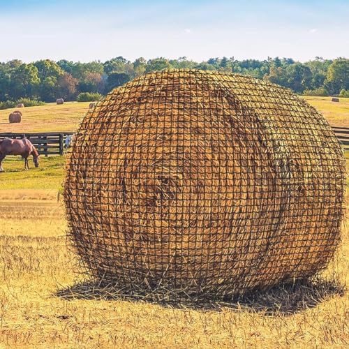 FANYING Bolsa de Malla de heno para Caballos, alimentación Lenta para Cabras y Caballos, Bolsa de alimentación para Todo el día, alimentador de heno para ovejas, Bolsa de Almacenamiento de heno PE,XL