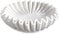 Wedhapy Fluted Ruffle Bowl, 6 Inch Resin, Vintage Style, Multi-purpose Decorative Bowl for Home Decor, Wedding Gifts