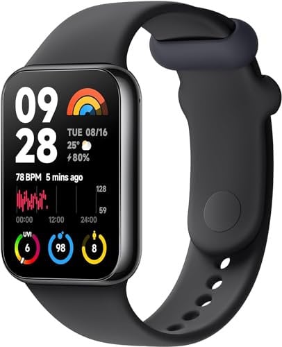 Xiaomi Mi Smart Band 8 Pro - Braccialetto di attività, schermo AMOLED da 1,74, corpo leggero e ultra sottile da 9,99 mm, 150 modalità sportive, SpO2, 5 ATM, batteria fino a 14 giorni, nero