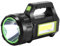 Hand Torches LED Super Bright Flashlight Solar and USB Rechargeable LED Searchlight 7 Lighting Modes Hand Torch with Main Light and Side Light Portable Lantern 1000 Lumens Outdoor Flashlight