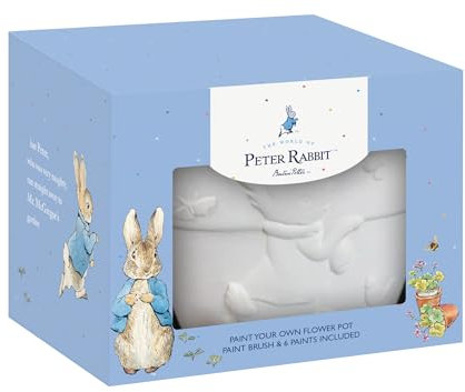 Robert Frederick Peter Rabbit Paint Your Own Plant Pot - Children's Craft Kit