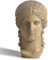 Tomresina Hera-Kopf-Skulptur, klassische Kunstskulptur, 15,2 cm, Kunstharz-Kopfstatue, Hera Juno, Königin der Götter, Göttin der Frauen, Ludovisi, Kopie, Büste, Kopf, griechisch-römische Statue,