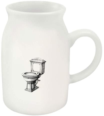 Azeeda 300ml 'Toilet' Ceramic Milk Jug (MJ00013872)