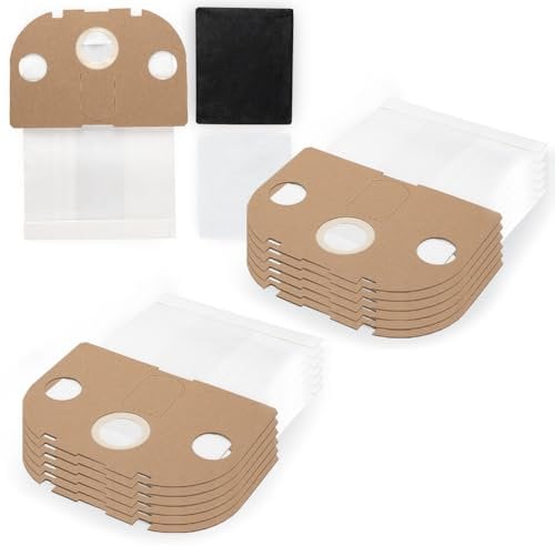 PRIMEBAG 20 Staubsaugerbeutel kompatibel mit Vorwerk Tiger 250 251 252 VT250 VT251 VT252 - Ersatz für FP250-252 Filtertüten - Inkl. 2 Hygiene-Feinfilter und 2 Sicherheitsfilter