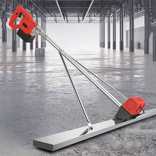 Kit vibrante per massetto in calcestruzzo elettrico, strumento vibrante per calcestruzzo elettrico, strumenti di finitura per massetto in calcestruzzo alimentati a batteria senza fili ( 1.8m)