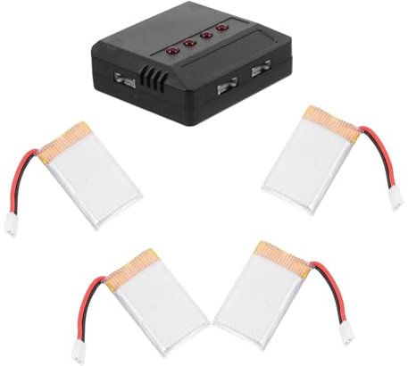 ibasenice Verbessern Sie Ihren Flug – 4 Stück 3 7 V 800 Mah Lipo-akkuladegerät Für Quadcopter