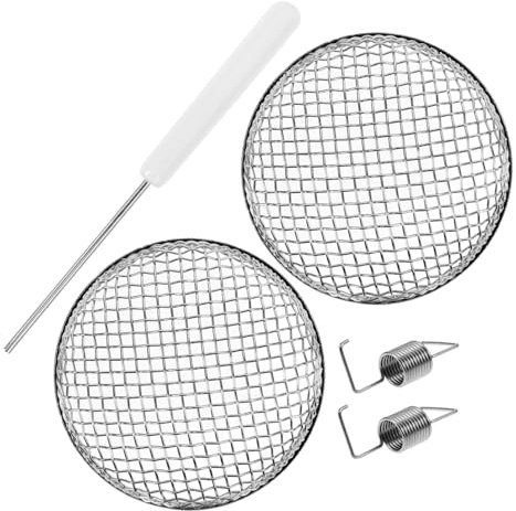 BUGUUYO 2stücke Edelstahl Rv Insektenschutzgitter Für Camper Hochwertige Ventilationsabdeckung Für Wohnmobile Und Dachlüfter Einfache Installation Und Langlebig