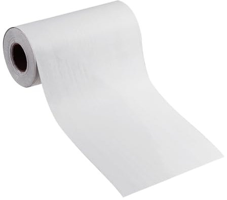 PATIKIL Selbstklebendes Holzkorn Reparaturband 10 m x 100 mm, Mehrzweck Reparaturflicken mit realistischem Holzkorn für Möbel, Tür, Fenster, Handwerk DIY, weißes Holzkorn