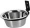 ERINGOGO Wall Mounted Elevated Dog Bowl Set Adjustable Height PET Food and Water Dispenser for Large Dogs Sturdy Hanging Design Easy Installation