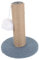 Mikikit Rascador de Gato Reutilizable con Bola Colgante para Arañar para Interiores para Pequeñas Mascotas Color Azul Material de Cuerda Resistente