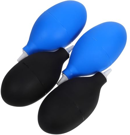 Hoement 4 pezzi Soffiatori Aria per Pulizia Fotocamere DSLR e Elettronica Pompa Sfera in Silicone Polvere per Tastiere Smartphone e Computer Soffietto ad Alta Pressione per Rimozione