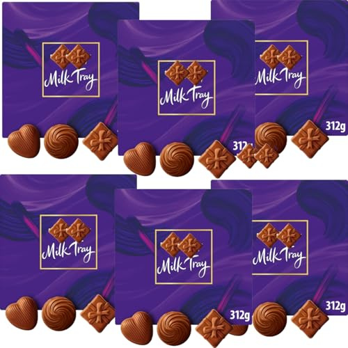 Milk Tray Chocolate Box 312g - An Assortment of Milk Chocolates - cdb (6 x Boxes)
