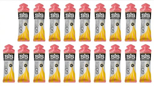GO Isotonic Energy Gel Pink Grapefruit 60ml – 15 Pack | Fast-Acting Carbohydrate Fuel for Running, Cycling & Endurance Sports