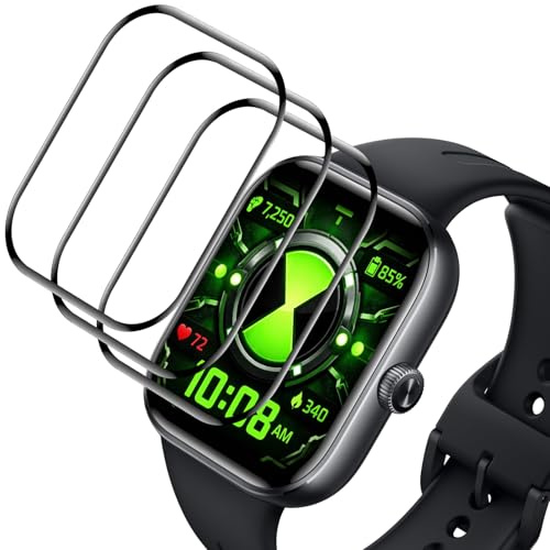 Elecshion 3 Pièces Verre Trempé pour Xiaomi Redmi Watch 5,verre tranper, Vitre Protection de Anti Rayures, Haute Sensibilité, Sans Bulles, ecran de verre