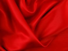 Satin rot Stoff Meterware